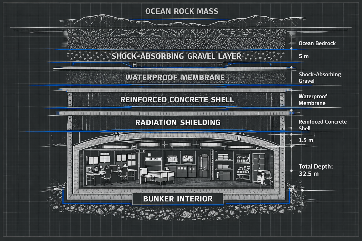Bunker Cross-Section